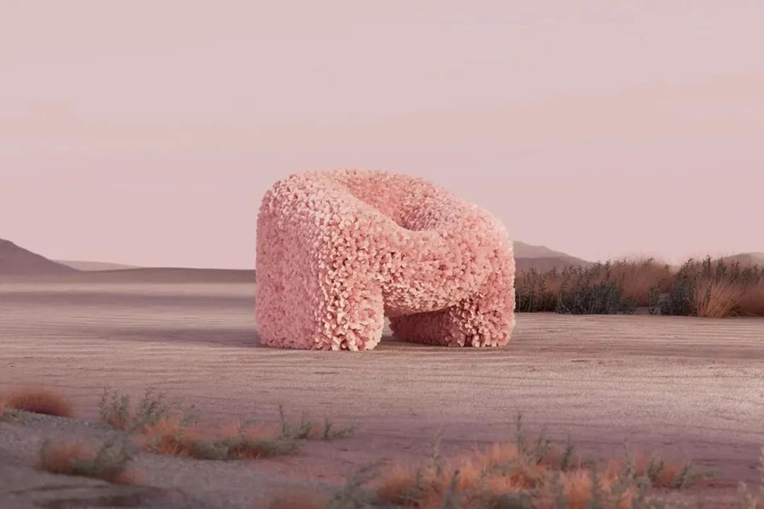 抖音里的moooi花瓣单椅